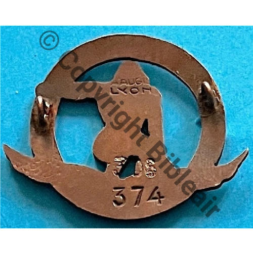 NH  ECOLE PILOTAGE VICHY  AUGIS LYON 2Anneaux Dos lisse No374 Grd Mle Src.mesnil01 225Eur(x2) 